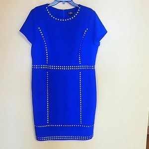 Royal Blue with stud accents dress